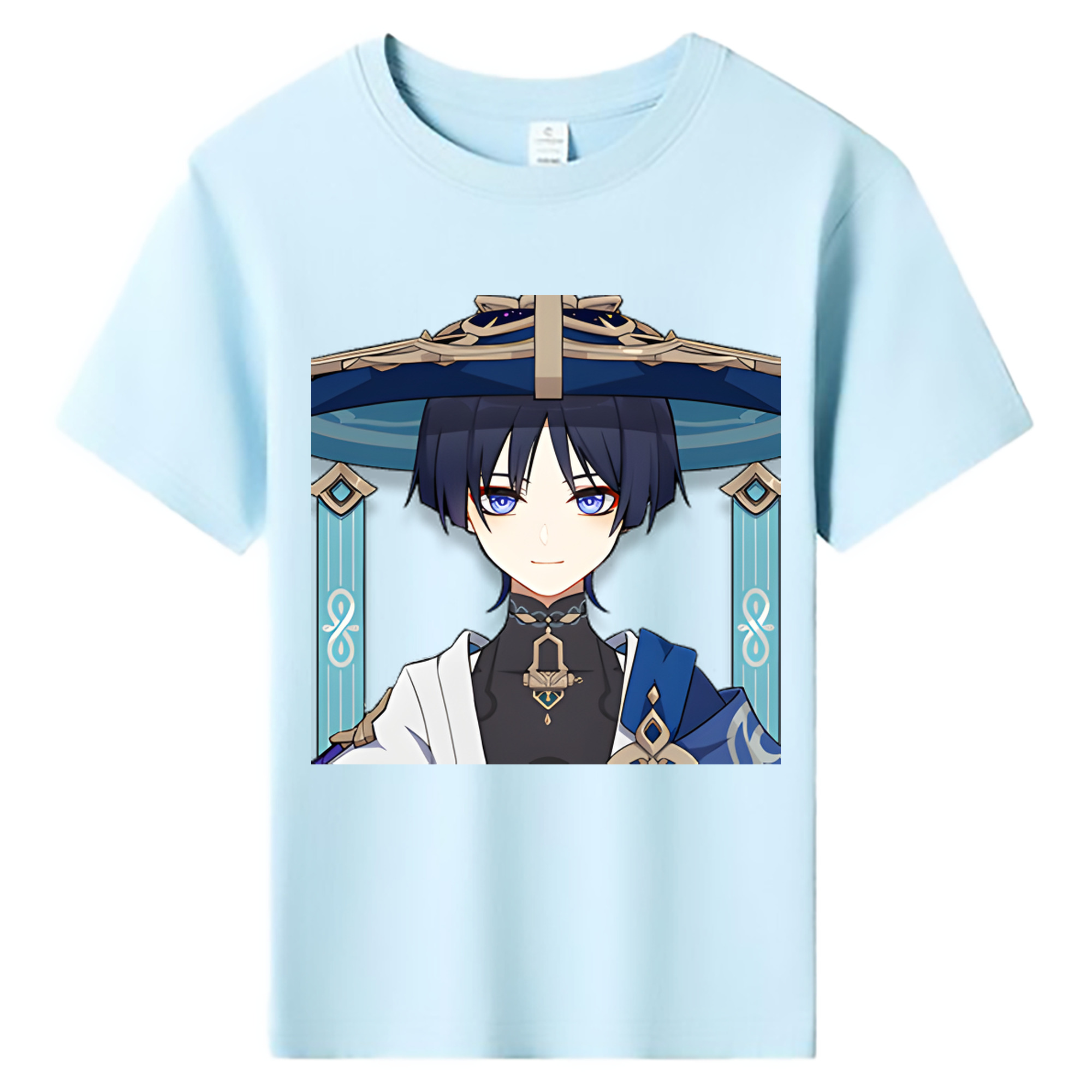 げんし神 さんペい genshin Sanpei 綿100％キッズTシャツ（フロントプリント）